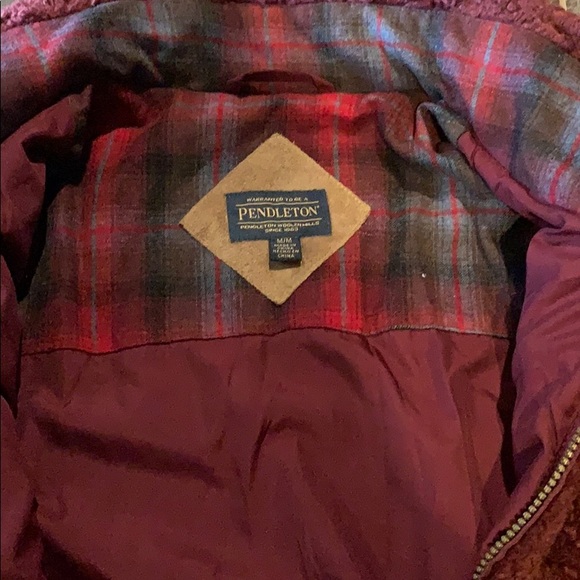 Pendleton fleece zip up hoodie - Picture 4 of 5